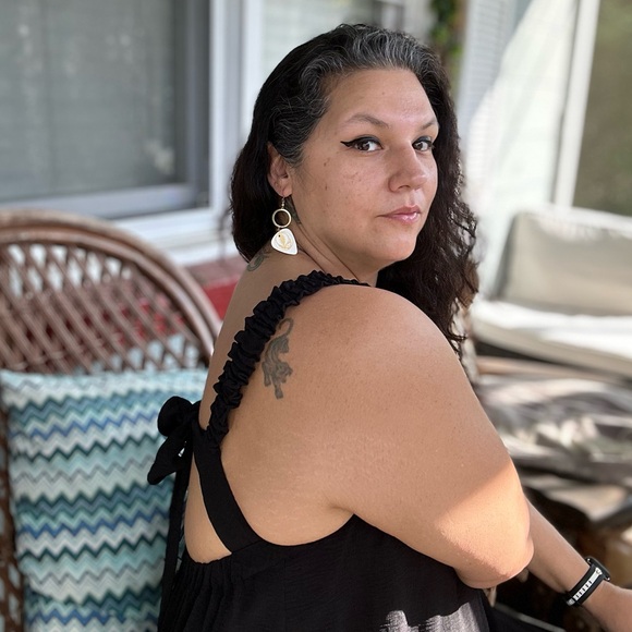 Black Open Back Maxi Dress - Picture 4 of 5